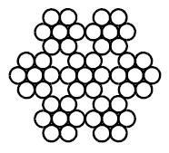 трос авиационный конструкции 6x7 (1+6)4-1x7 (1+6)